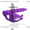 Anillo doble penetracion con vibracion y carga USB